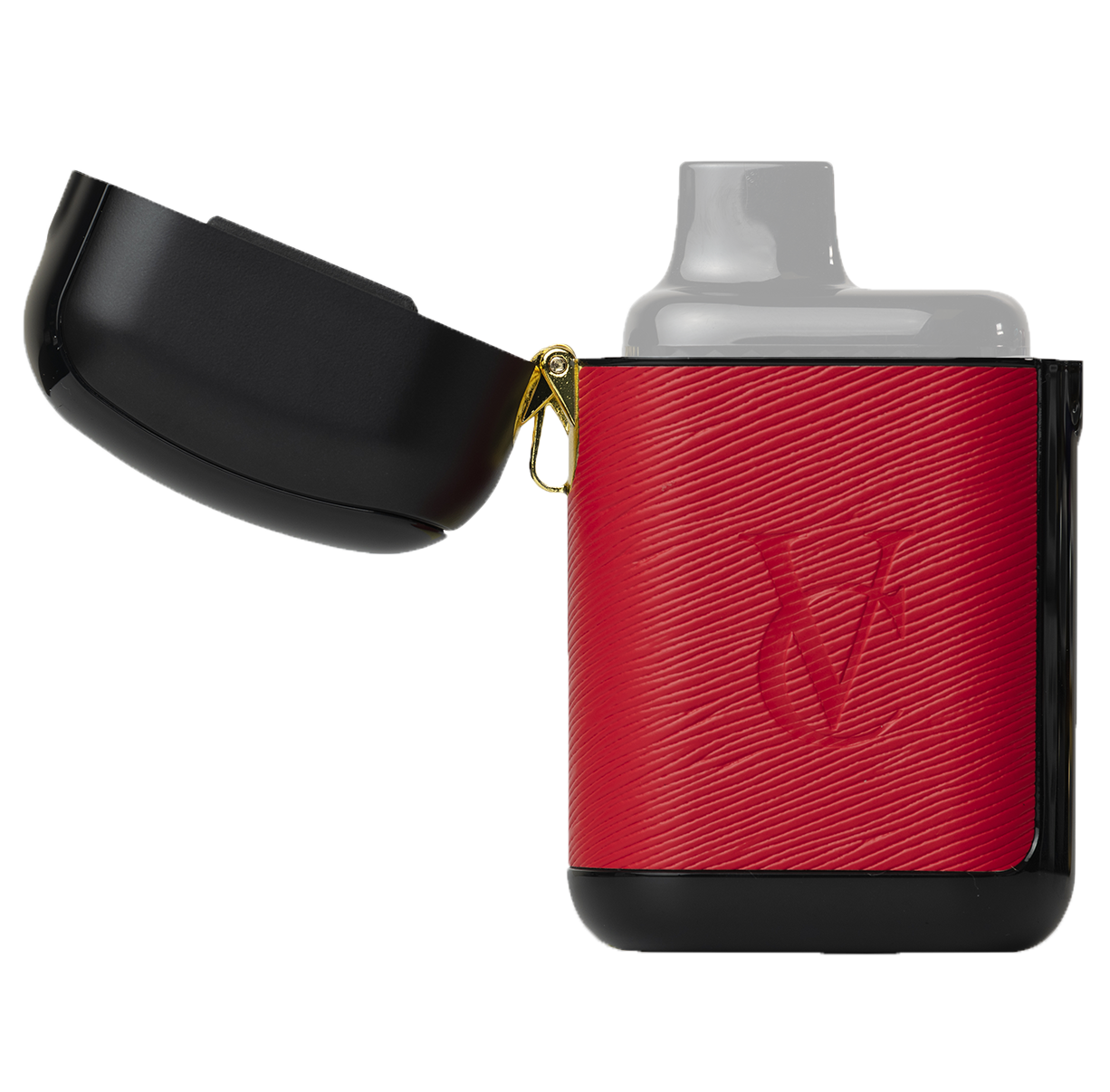 Black Crimson Grain Vape Case