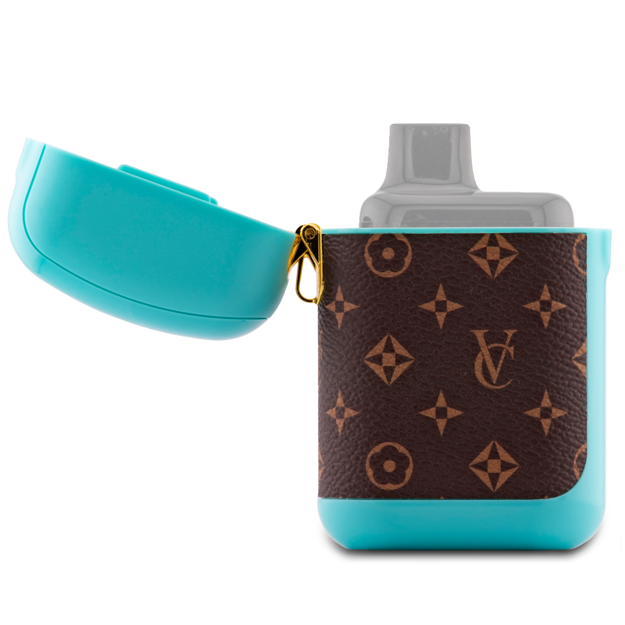 Mocha Latte Monogram - Blue | Model C