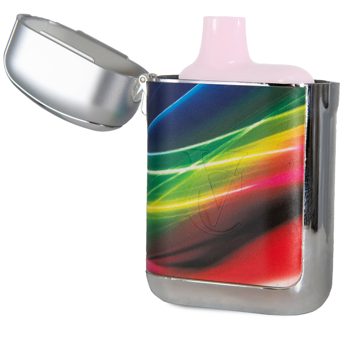 Silver Kaleidoscope Vape Case